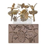 Forma silikonowa do odlewów 20x13 cm – Prima Celestial Grace. Zawiera 4 baletnice w ruchu, z kwiatowymi spódniczkami. Idealna do projektów DIY, decoupage, scrapbooking i mixmediów.