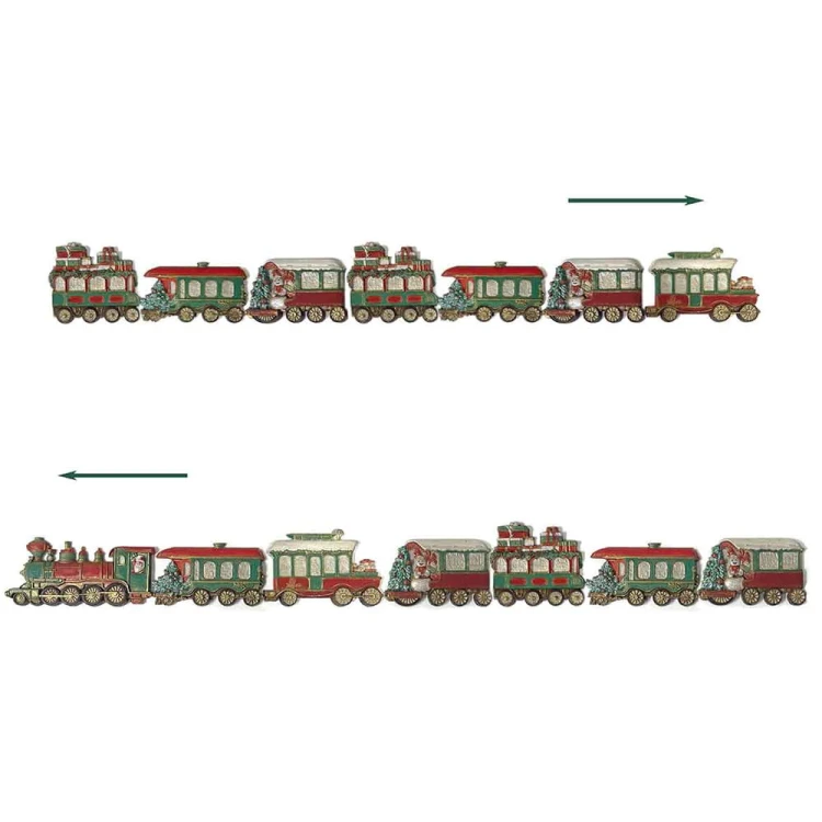 Forma silikonowa do odlewów 25x13 cm Prima The Jolly Express - układ wagoników