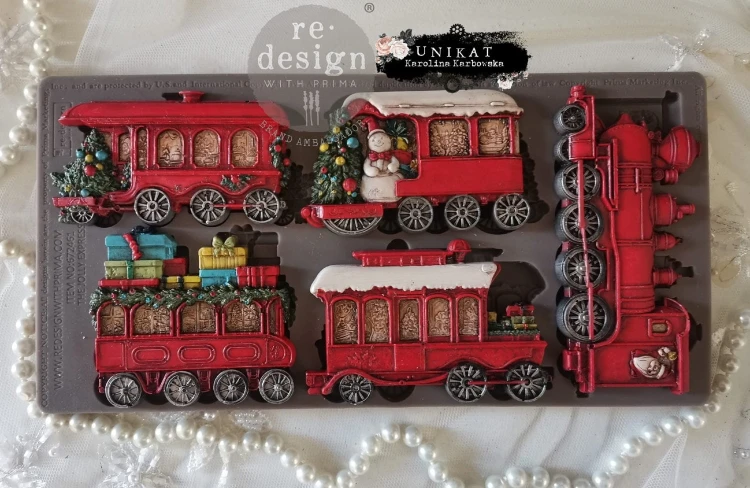 Forma silikonowa do odlewów 25x13 cm - Prima The Jolly Express