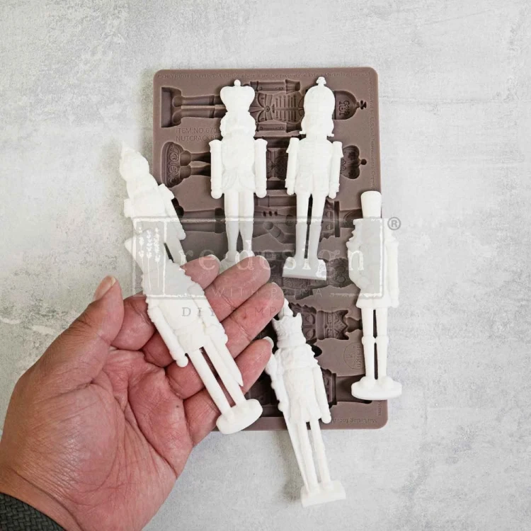 Forma silikonowa do odlewów 20x13 cm - Prima Nutcracker Magic. Surowe, niepomalowane odlewy.