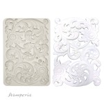 Foremka silikonowa A4- Frezy ornamenty z kwiatkiem Stamperia KACMA402