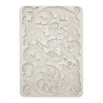 Foremka silikonowa A4- Frezy ornamenty z kwiatkiem Stamperia KACMA402