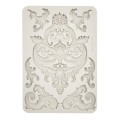 Foremka silikonowa A4 - duży dekor i narożniki | Stamperia KACMA404