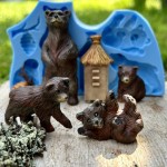Foremka silikonowa polskiego producenta Mila Project, kod produktu FMP118. Gotowe, pomalowane odlewy.