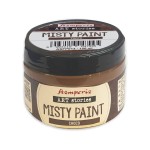 Farba akrylowa Misty Paint marki Stamperia 150ml, kolor Choco. Idealna do tworzenia efektów przenikania, rozmycia i subtelnych przejść tonalnych za pomocą wody. Sprawdzi się technikach mixedmedia, decoupage, DIY.