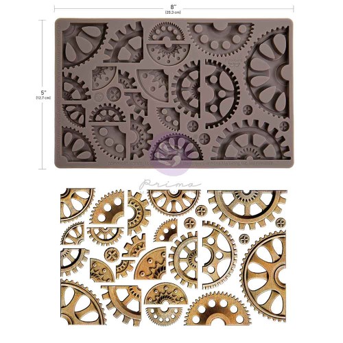 Forma silikonowa do odlewów 20x13 cm - Prima Finnabair Halves and quarters
