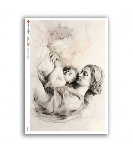 Papier ryżowy A5, Paper Designs 0180 - Maryja