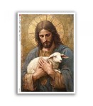 Papier ryżowy A5 Paper Designs 0192 - Jezus z owieczką