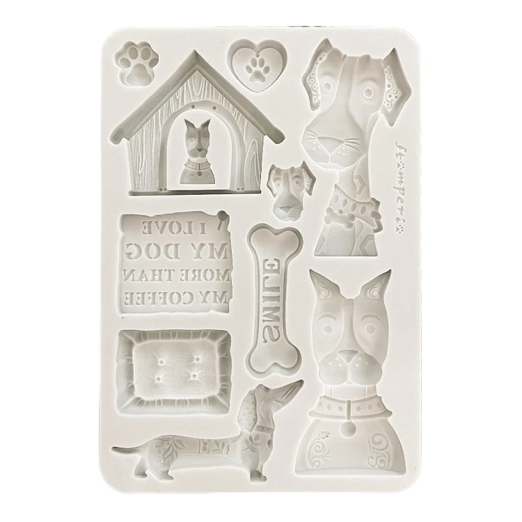 Foremka silikonowa A5 - Furry friends | Stamperia KACMA590