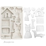 Foremka silikonowa A5 - Furry friends | Stamperia KACMA590