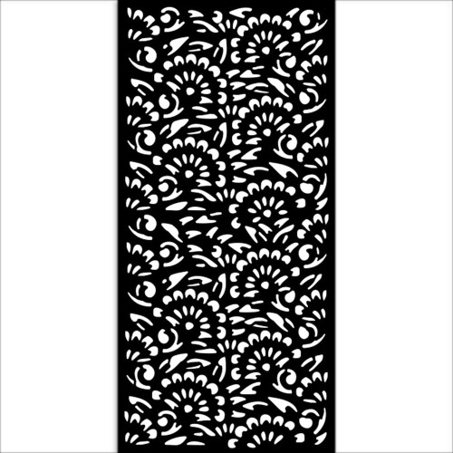 Szablon 3D Stamperia 12x25 cm - tapeta, tło, ornament KSTDL111