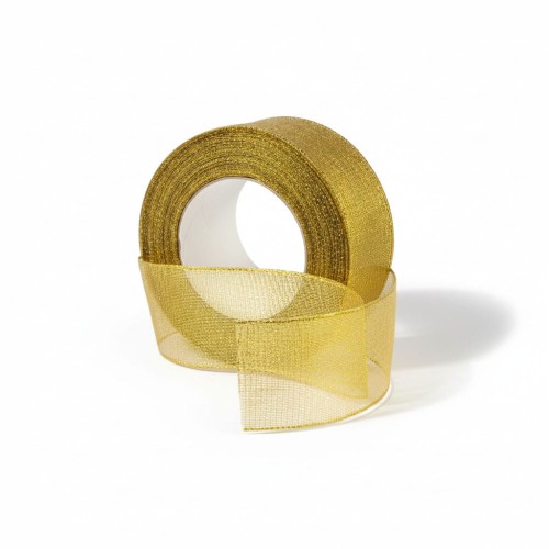  Wstążka brokatowa DWB06-139 złora, rozm. 6mm/22m