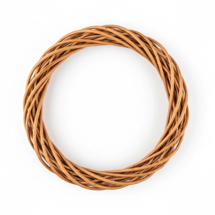 Ring wianek wiklinowy WBR-2134 ciemny 30cm