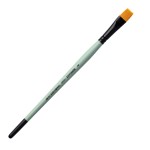 Pędzel syntetyczny płaski, marki Renesans, seria 1006F. Rozmiar nr 8, długość włosia 15mm, szerokość skuwki 12mm. Włosie syntetyczne typu czerwony toray. Sprawdzi się w różnych technikach dekoracyjnych, decoupage, mixmedia i pracach artystycznych.