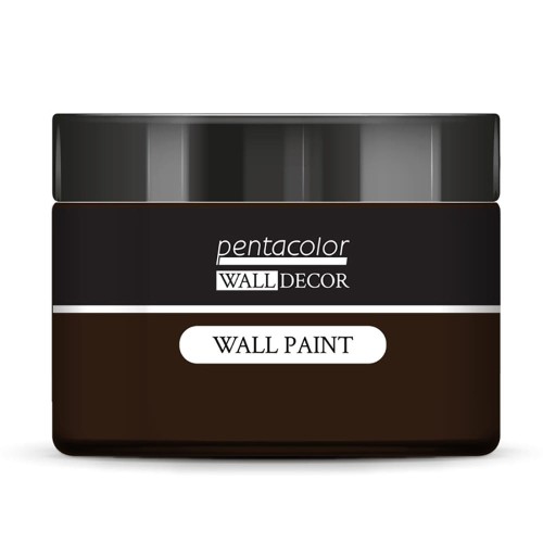 Farba satynowa z linii Wall Decor Pentart. Kolor Trufla Brązowa, pojemność 150ml. Konsystencja kremowa, niekapiąca, farba mocno napigmentowana. Idealny do stylizacji wnętrz, projektów ściennych, jak i aranżacji w technice decoupage, mixmedia, DIY.