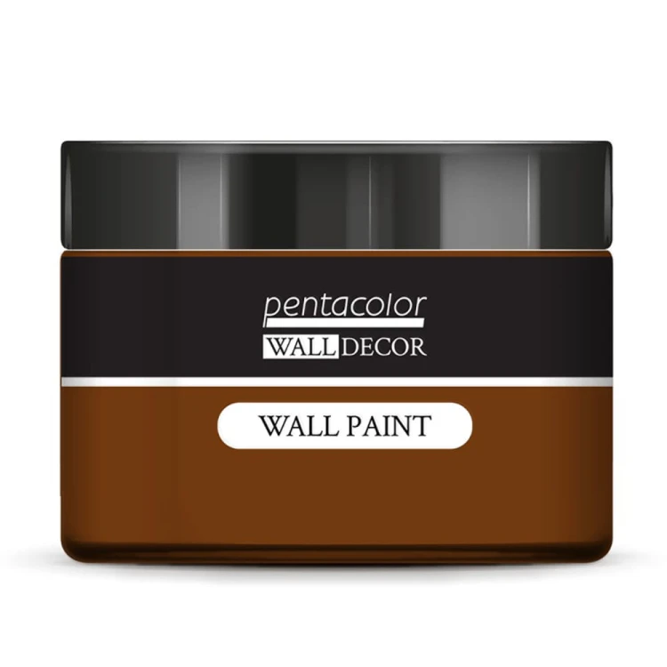 Farba satynowa z linii Wall Decor Pentart. Kolor Jasna Rdza, pojemność 150ml. Konsystencja kremowa, niekapiąca, farba mocno napigmentowana. Idealny do stylizacji wnętrz, projektów ściennych, jak i aranżacji w technice decoupage, mixmedia, DIY.