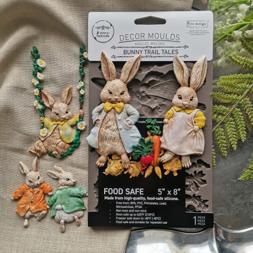 Forma silikonowa do odlewów 25x13 cm - Prima Bunny trail tales