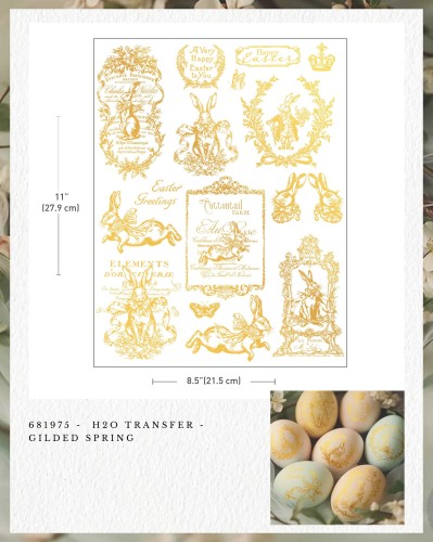 Transfer wodny H2O gilded spring  | Prima Re·Design  681975