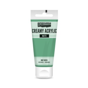 Farba akrylowa Pentart Creamy Acrylic matowa - mięta 60 ml
