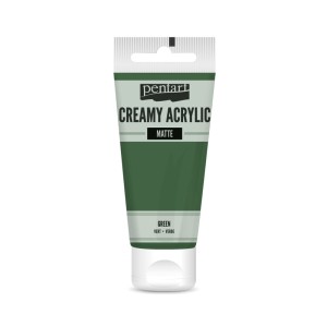 Farba akrylowa Pentart Creamy Acrylic matowa - zielona 60 ml 