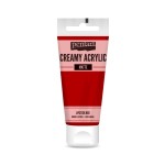 Farba akrylowa Pentart Creamy Acrylic 60ml. Matowa, mocno napigmentowana o gęstej, kremowej konsystencji, w kolorze szminkowym. Idealna do efektu grubych warstw i struktur. Sprawdzi się w technice mixmedia, decoupage i projektach handmade.