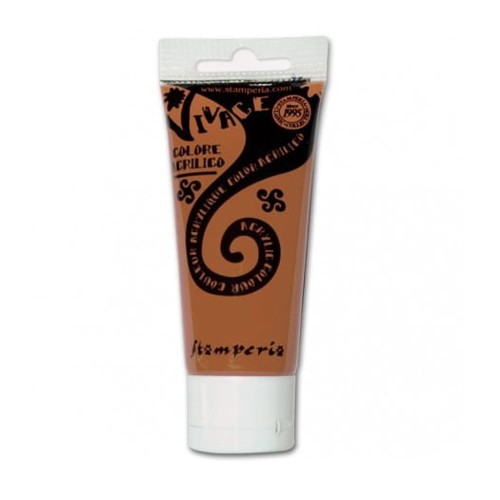 Farba akrylowa Vivace Stamperia - siena palona 60 ml