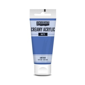 Farba akrylowa Pentart Creamy Acrylic matowa - jasna niebieska 60 ml