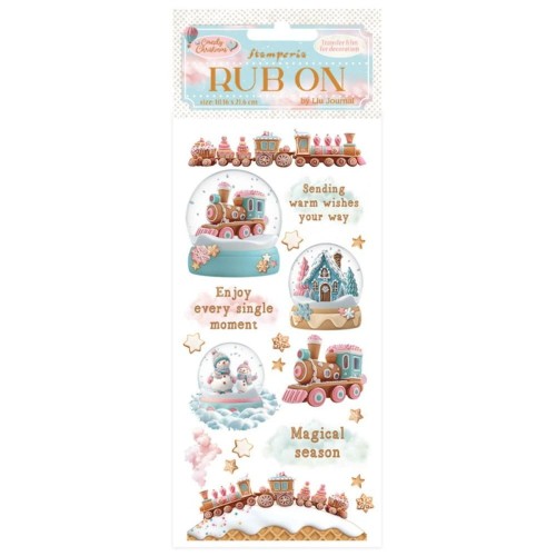 Rub-On transfer 10x21,6 cm - Family | Stamperia, DFLRB174
