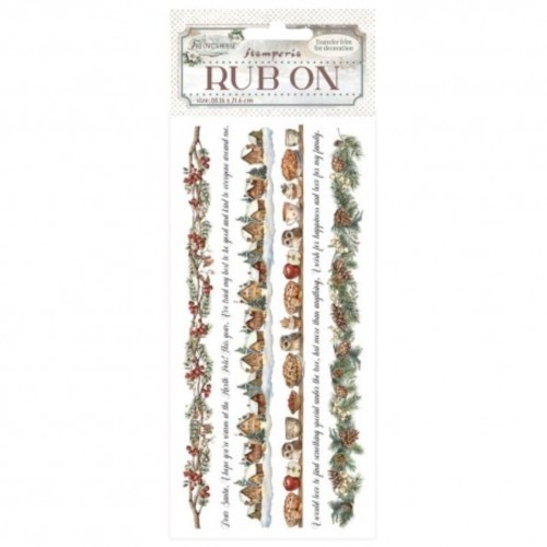 Rub-On transfer 10x21,6 cm - Family | Stamperia, DFLRB181
