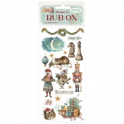 Rub-On transfer 10x21,6 cm - Family | Stamperia, DFLRB182
