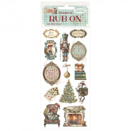 Rub-On transfer 10x21,6 cm - Family | Stamperia, DFLRB183