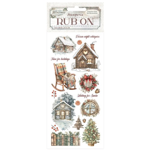 Rub-On transfer 10x21,6 cm - Family | Stamperia, DFLRB178