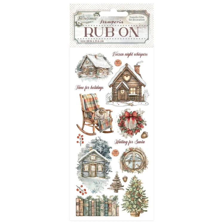 Rub-On transfer 10x21,6 cm - Family | Stamperia, DFLRB178