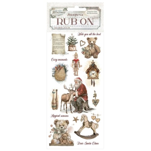 Rub-On transfer 10x21,6 cm - Family | Stamperia, DFLRB179