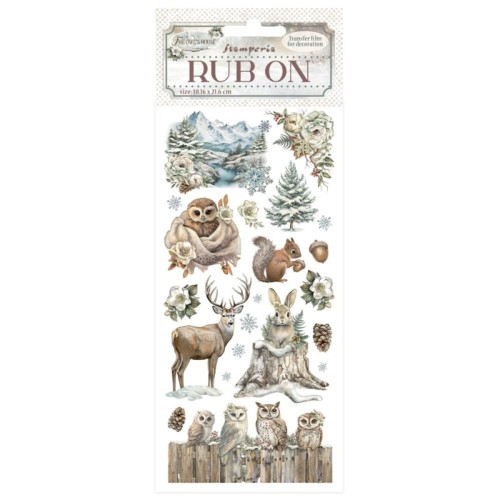 Rub-On transfer 10x21,6 cm - Family | Stamperia   , DFLRB180
