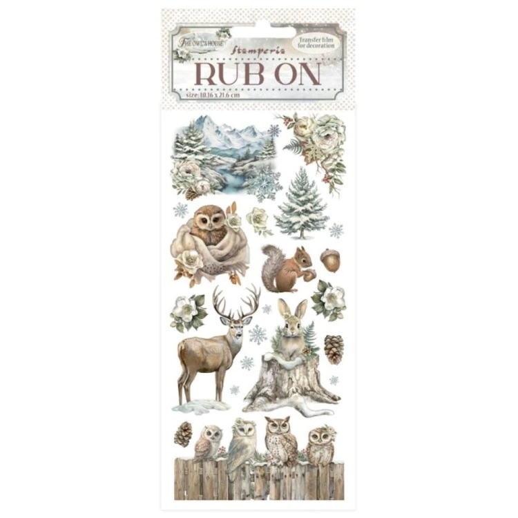 Rub-On transfer 10x21,6 cm - Family | Stamperia   , DFLRB180