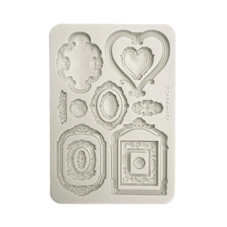 Forma silikonowa Stamperia Timeless A5 Silicon Mould Frame - ramki