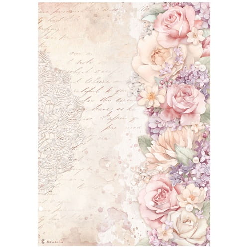 Stamperia A4 Rice Paper Selection - Romance Forever