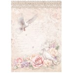 Stamperia A4 Rice Paper Selection - Romance Forever