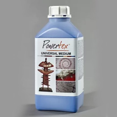 Powertex medium uniwersalne w kolorze niebieski - Blue, waga 1 kg. Posiada właściwości utwardzania tekstylnego, sprawdzi się przy tworzeniu rzeźb, obrazów, wszelkich trwałych dekoracji i dzieł sztuki. W odcieniach czerwieni, brązu i pomarańczy.