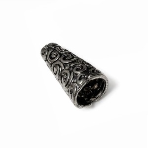 Przekładka 17x8 mm – końcówka do ozdób DIY i biżuterii, antyczne srebro (1 szt.) 