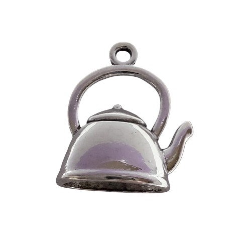 Zawieszka metalowa - czajnik 20 x 16 mm 