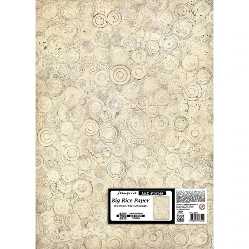 Papier ryżowy 50x70 cm Stamperia DFSAJB015 - All Around Koła