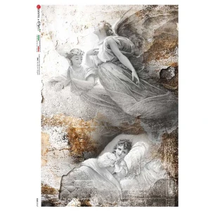 Paper Designs 0167 papier ryżowy A4 - Anioł Stróż, niebiańskie anioły