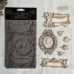 Foremka silikonowa 20x13 cm - Re·Design Prima Ombres Florales. Gotowe, pomalowane odlewy.