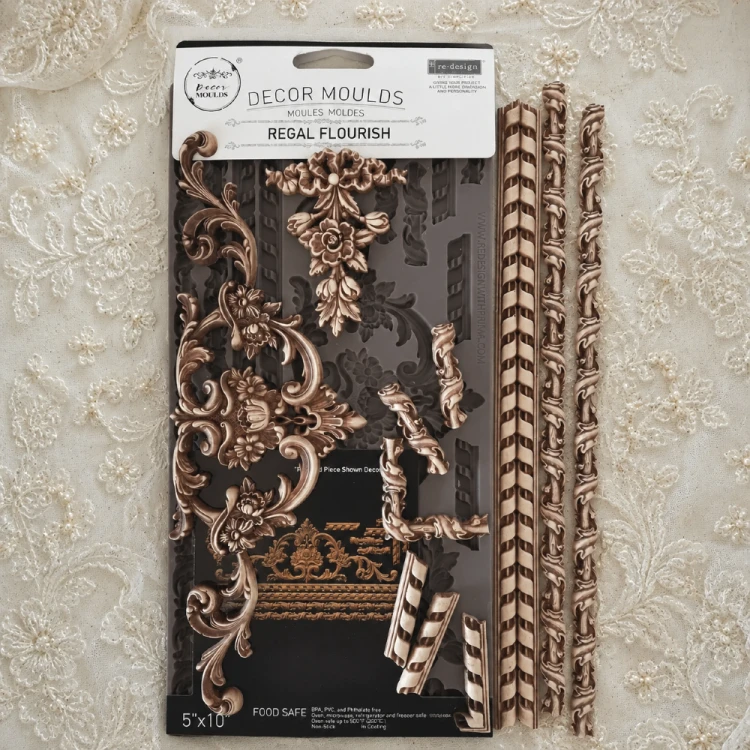 Foremka silikonowa 25x13 cm - Re·Design Prima Regal Flourish