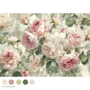 NOWOŚĆ! Dwustronny papier A1 Prima Velvet Bloom - 59 x 84 cm