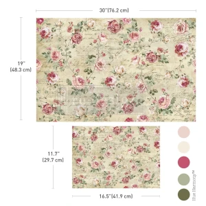NOWOŚĆ! Papier do decoupage Prima Timeless Charm - zestaw 2 arkuszy