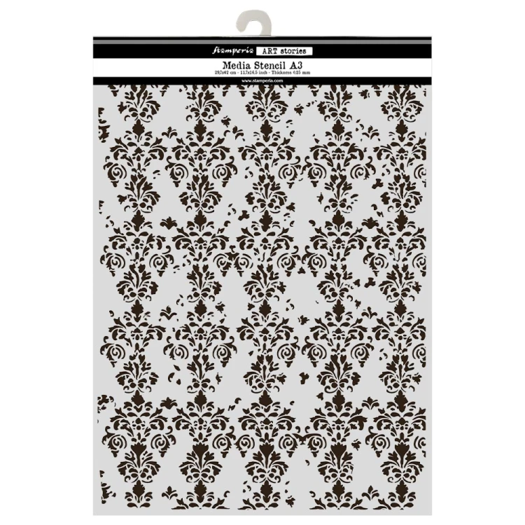 Szablon Stamperia Symphony KSTDA3013 - tapeta damask 29x42 cm