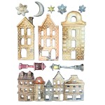 Foremka silikonowa A5 Stamperia Classic Christmas KACMA616 - gotowe pomalowane odlewy